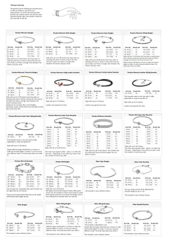 PANDORA Jewelry Moments Bangle Charm 14K Bracelet, 7.5